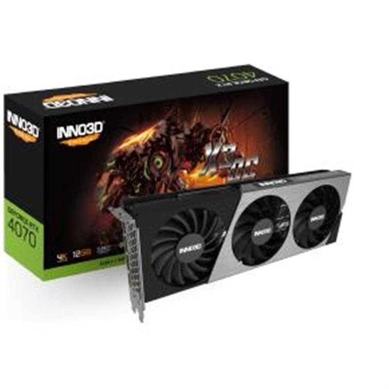 INNO3D GeForce RTX 4070 X3 OC 12GB GDDR6X 192-bit 2505 21Gbps 3xDP HDMI