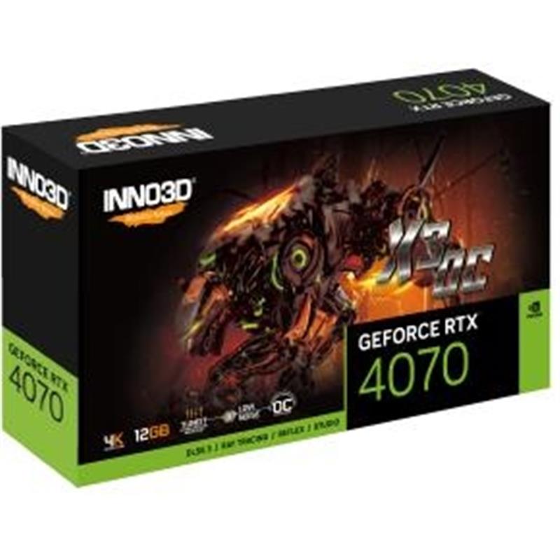 INNO3D GeForce RTX 4070 X3 OC 12GB GDDR6X 192-bit 2505 21Gbps 3xDP HDMI