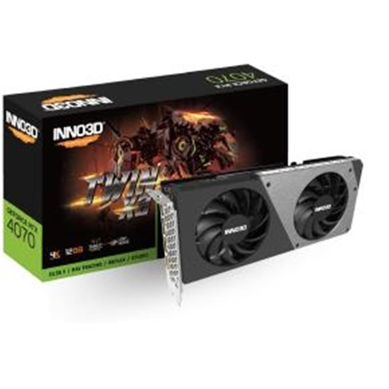 Inno3D N40702-126X-185252N videokaart NVIDIA GeForce RTX 4070 12 GB GDDR6X