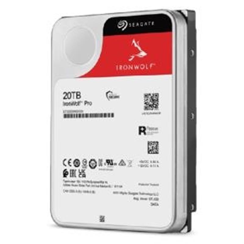 Seagate IronWolf Pro ST20000NT001 interne harde schijf 3.5"" 20 TB