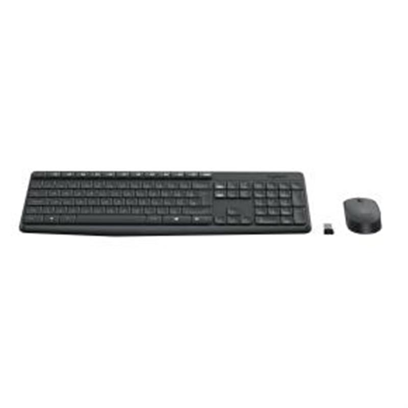 Logitech MK235 toetsenbord RF Draadloos QWERTY US International Grijs