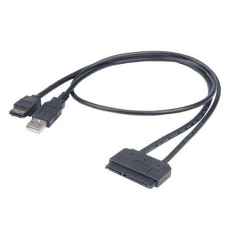 Akasa flexstor esata cable for 2 5 sata hd ssd native esata transfer powered by usb *USBAM *SATAM