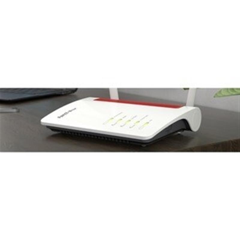 FRITZ!Box 6850 LTE draadloze router Gigabit Ethernet Dual-band (2.4 GHz / 5 GHz) 4G Rood, Wit