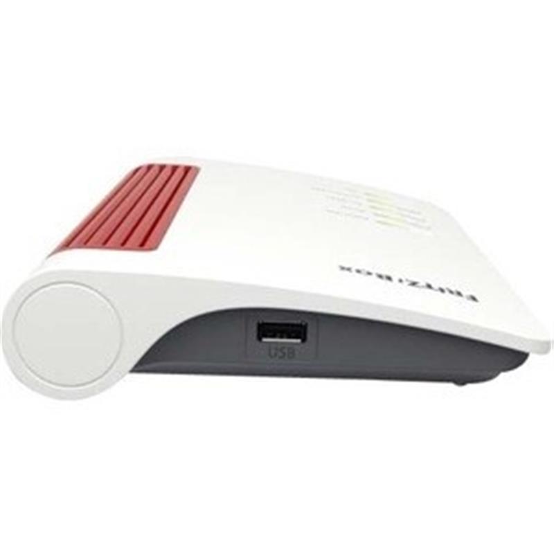 AVM FRITZ!Box 7530 AX draadloze router Gigabit Ethernet Dual-band (2.4 GHz / 5 GHz) Rood, Wit