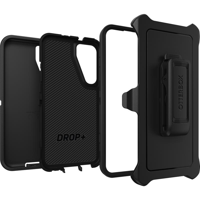 OtterBox Defender Case voor Galaxy S23+ , Schokbestendig, Valbestendig, Ultra-robuust, Beschermhoes, 4x Getest volgens Militaire Standaard, Zwart