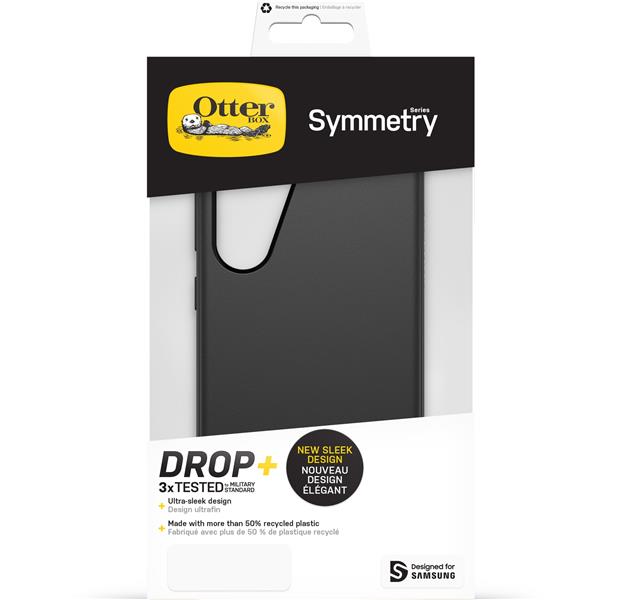 OtterBox Symmetry-hoesje voor Galaxy S23, schokbestendig, valbestendig, dunne beschermende hoes, 3x getest volgens militaire standaard, Antimicrobieel