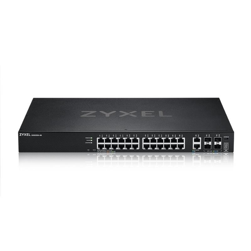 XGS2220-30 L3 Access Switch 24x1G RJ45 2x10mG RJ45 4x10G SFP Uplink incl 1 yrNebulaFlex Pro