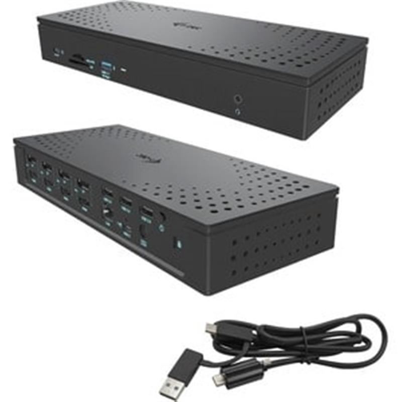 i-tec Universal USB 3.0/USB-C/Thunderbolt, Quattro 4K Display Docking Station + Power Delivery 100W