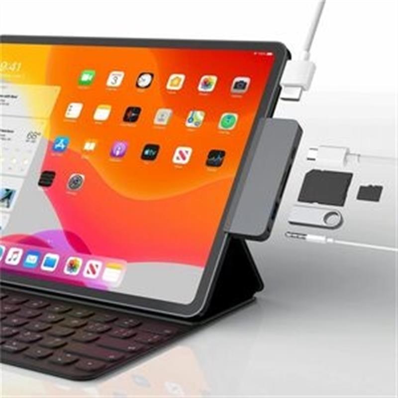 HUB 6-in-1 iPad Pro USB-C Gray