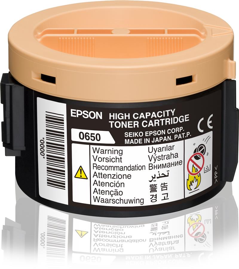 Epson High Capacity Toner Cartridge Black 2.2k
