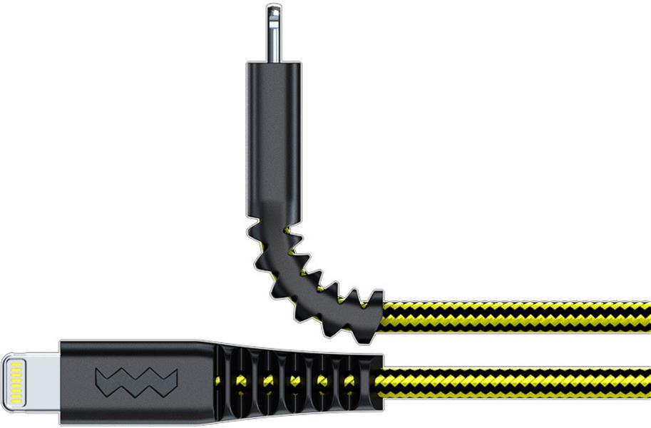 SoSkild Charging Cable Ultimate USB-A to Lightning 1 5m Black Yellow