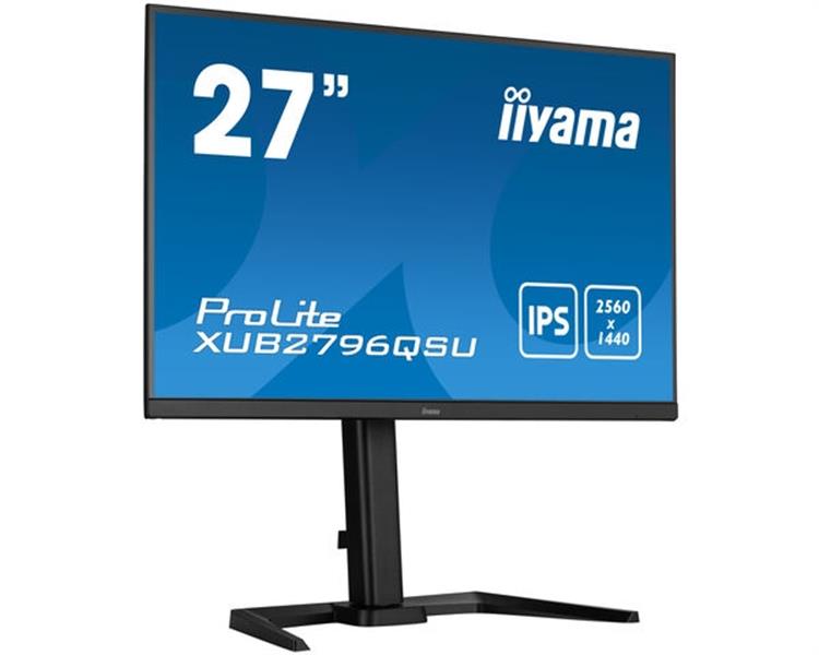 iiyama ProLite XUB2796QSU-B5 computer monitor 68,6 cm (27"") 2560 x 1440 Pixels Wide Quad HD LED Zwart