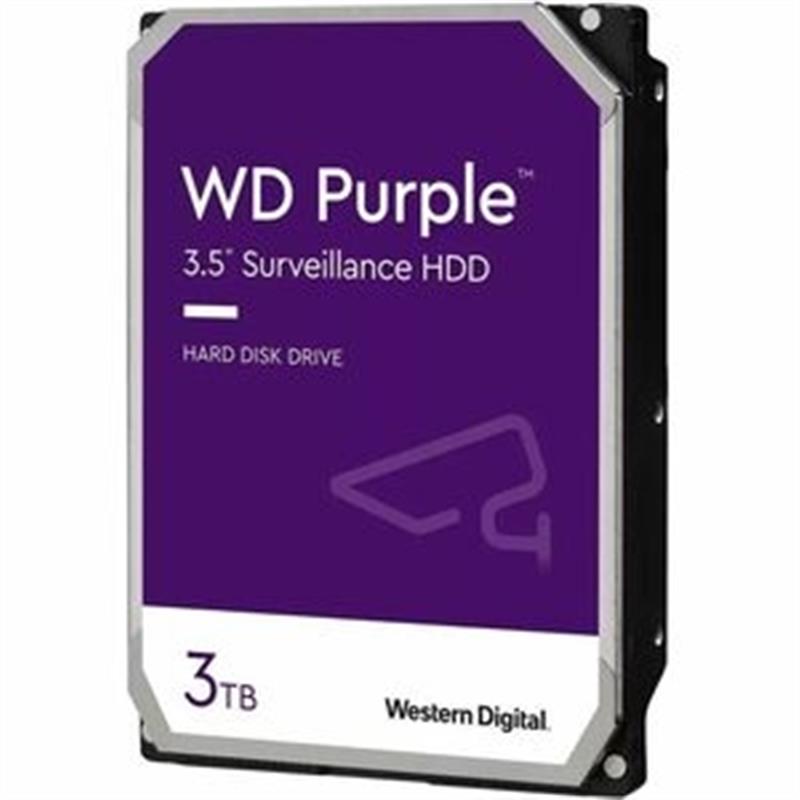 WD HD3.5 SATA3 3TB WD33PURZ / Surveillance (Di)
