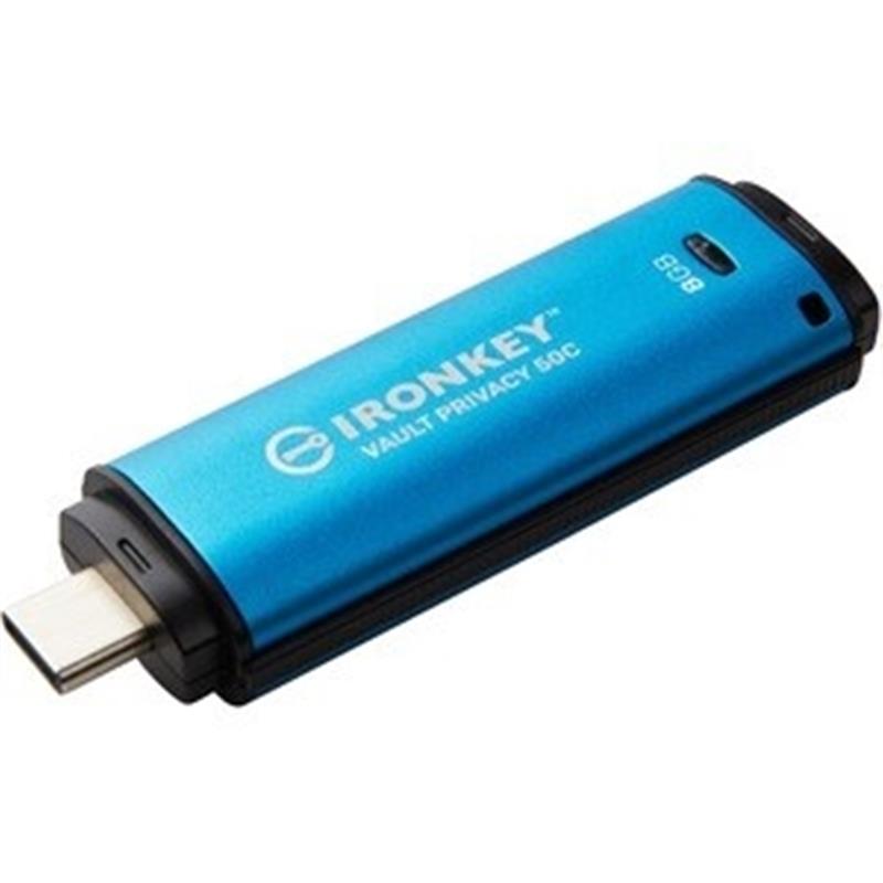 8GB USB-C IronKey Vault P 50C AES-256 19