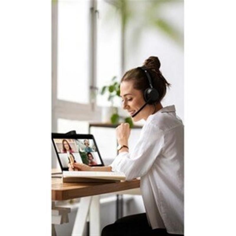 Jabra Evolve2 50 Headset Bedraad Hoofdband Kantoor/callcenter USB Type-A Zwart