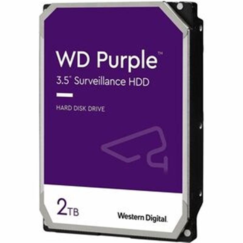 Western Digital WD Purple 2 TB 3 5 4K 24x7 SATA3 5400 RPM 256 MB 175 MB s