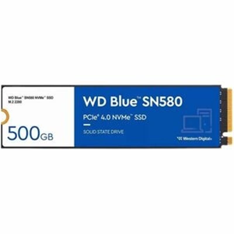 Western Digital SN580 WD Blue SSD 500 GB M 2 NVMe PCIe Gen 4x4 4000 MB s