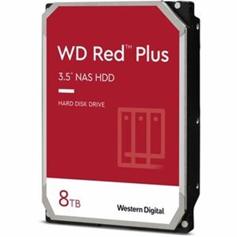 WD HD3.5 SATA3 8TB WD80EFPX / 24x7 / NAS (Di) 256MB / 5640rpm / CMR