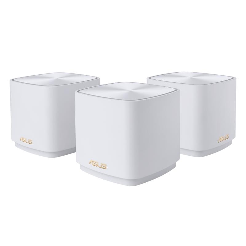 ASUS ZenWiFi XD4 Plus AX1800 2 Pack White Dual-band (2.4 GHz / 5 GHz) Wi-Fi 6 (802.11ax) Wit Intern