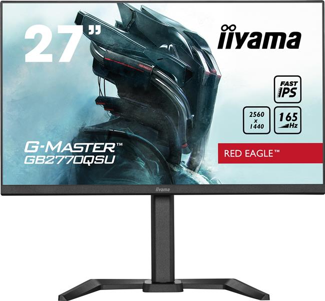 iiyama G-MASTER GB2770QSU-B5 computer monitor 68,6 cm (27"") 2560 x 1440 Pixels Wide Quad HD LED Zwart
