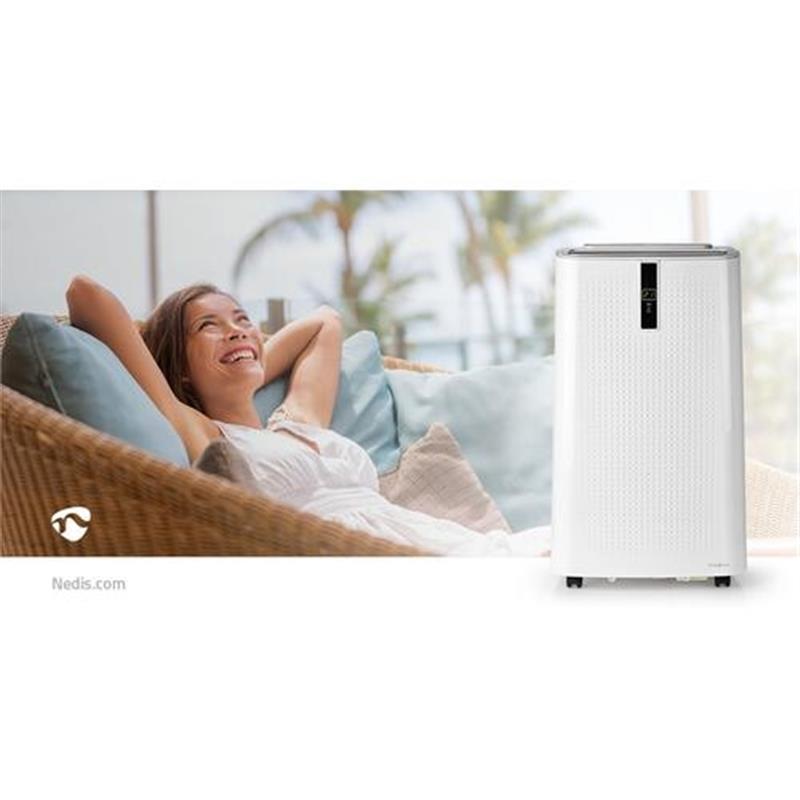 Nedis mobiele airconditioner 65 dB 1010 W Wit