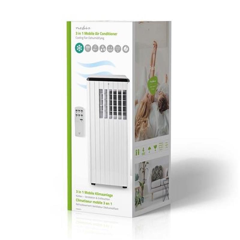 Nedis mobiele airconditioner 65 dB 1010 W Wit