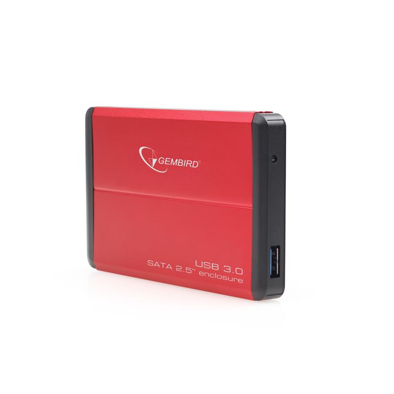 Externe HDD behuizing 2 5 SATA USB3 0 rood