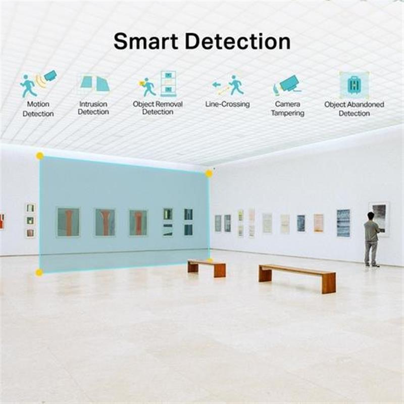 TP-Link VIGI C240 (2.8mm) Dome IP-beveiligingscamera Binnen & buiten 2560 x 1440 Pixels Plafond/muur
