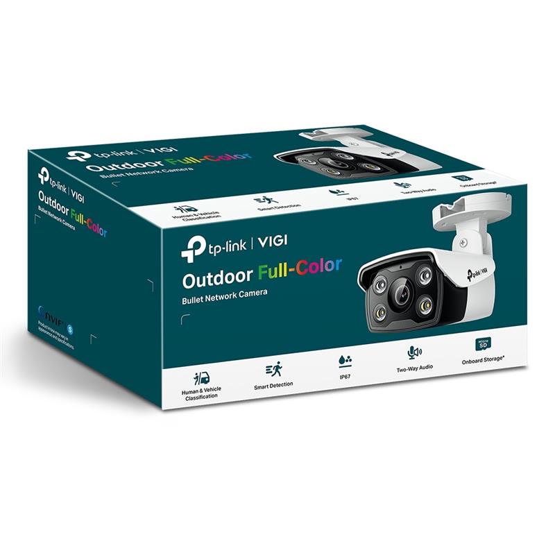 3MP Outdoor Full-Color Bullet Network Camera - 4mm