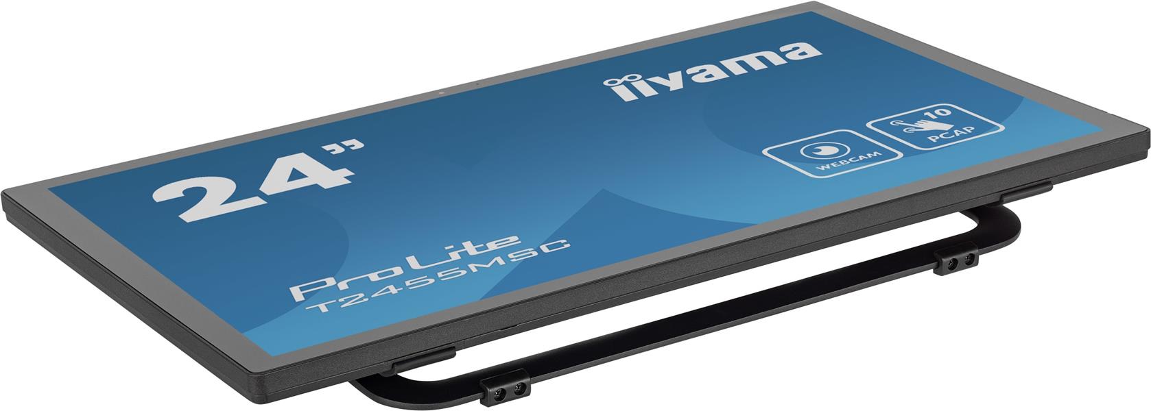 iiyama T2455MSC-B1 beeldkrant Digitale signage flatscreen 61 cm (24"") LED 400 cd/m² Full HD Zwart Touchscreen