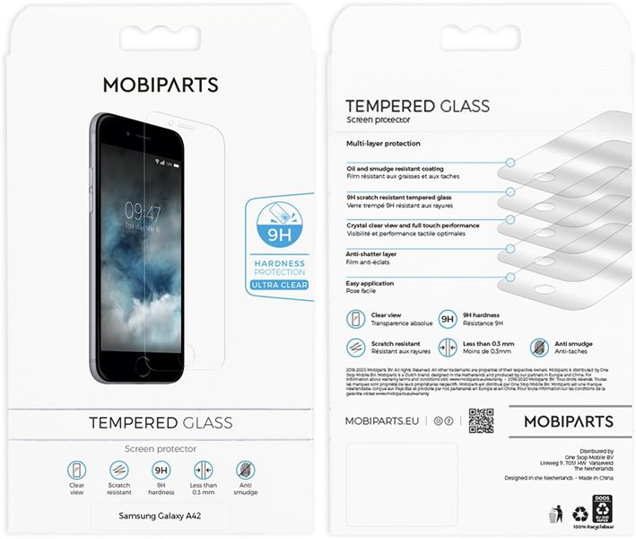Mobiparts Regular Tempered Glass Samsung Galaxy A42