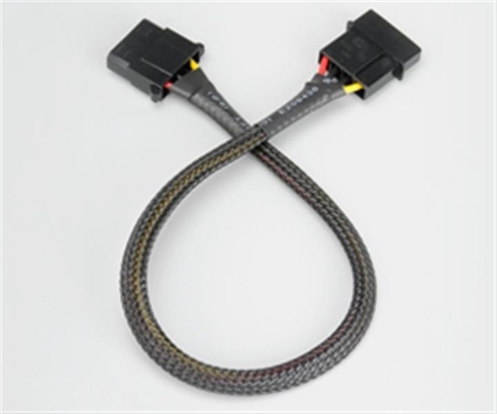 Akasa 4pin Molex PSU Cable extension - 30cm *MOLEXM *MOLEXF