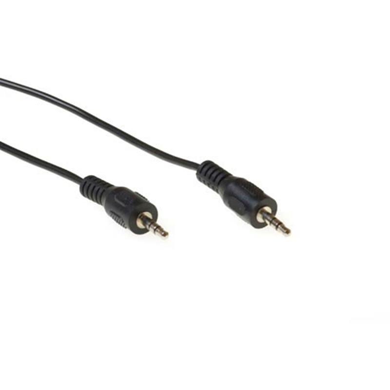 ACT 3.5 mm stereo jack aansluitkabel male - male