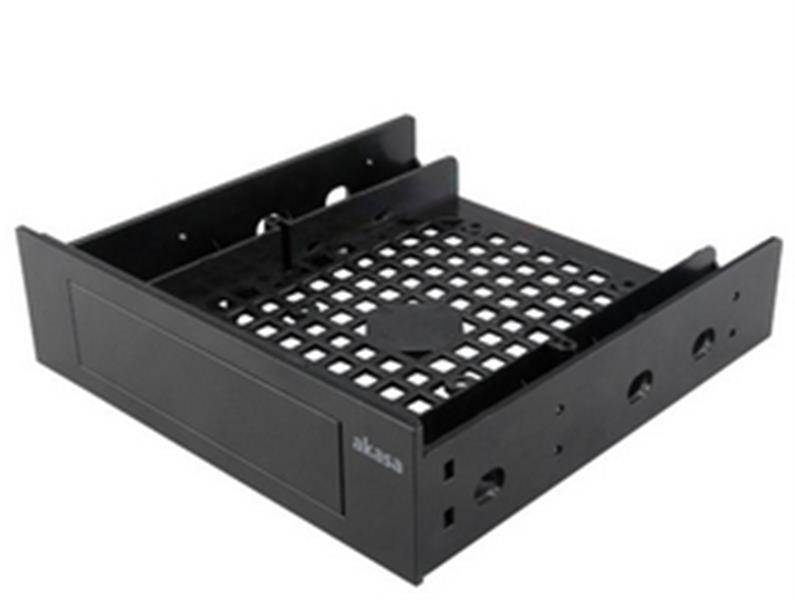 Akasa 5 25 front bay adapter for a 3 5 device hdd 2 5 hdd ssd