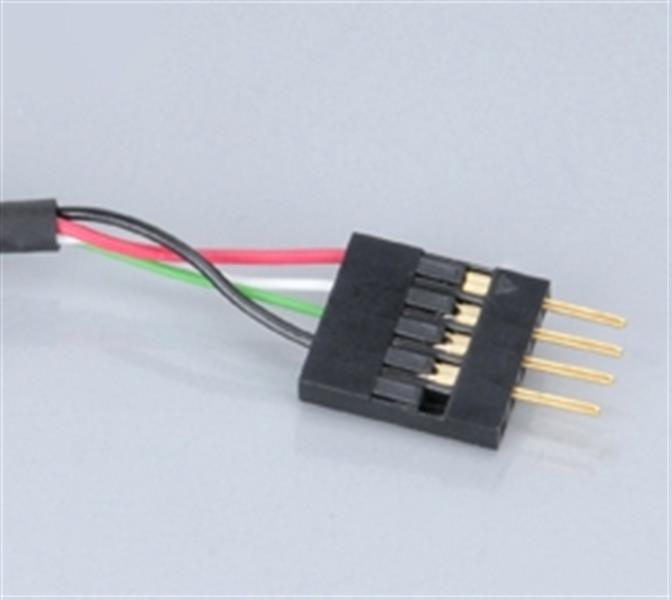 Akasa USB 2 0 Internal to External adapter USB A - male mainboard header 0 4m *MBM *USBAM