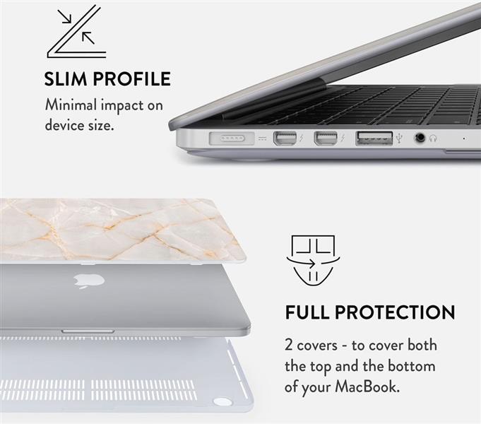 Burga Hard Case Apple Macbook Air 13 inch 2020 - Pistachio Cheesecake