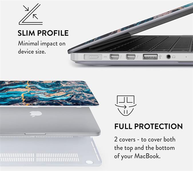 Burga Hard Case Apple Macbook Air 13 inch 2020 - Pistachio Cheesecake