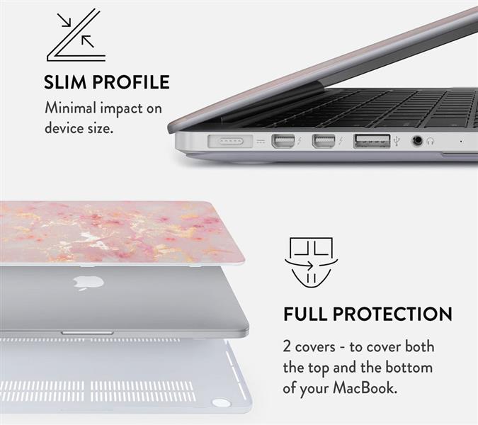 Burga Hard Case Apple Macbook Air 13 inch 2020 - Pistachio Cheesecake