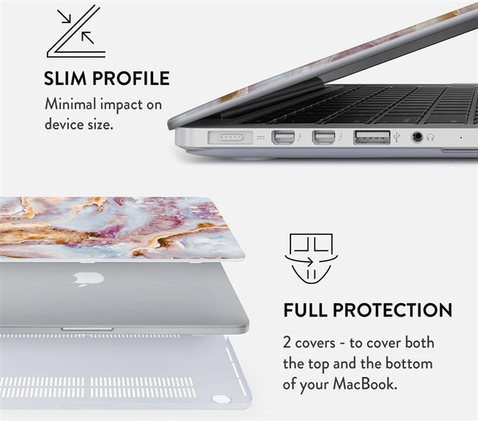 Burga Hard Case Apple Macbook Air 13 inch 2020 - Pistachio Cheesecake