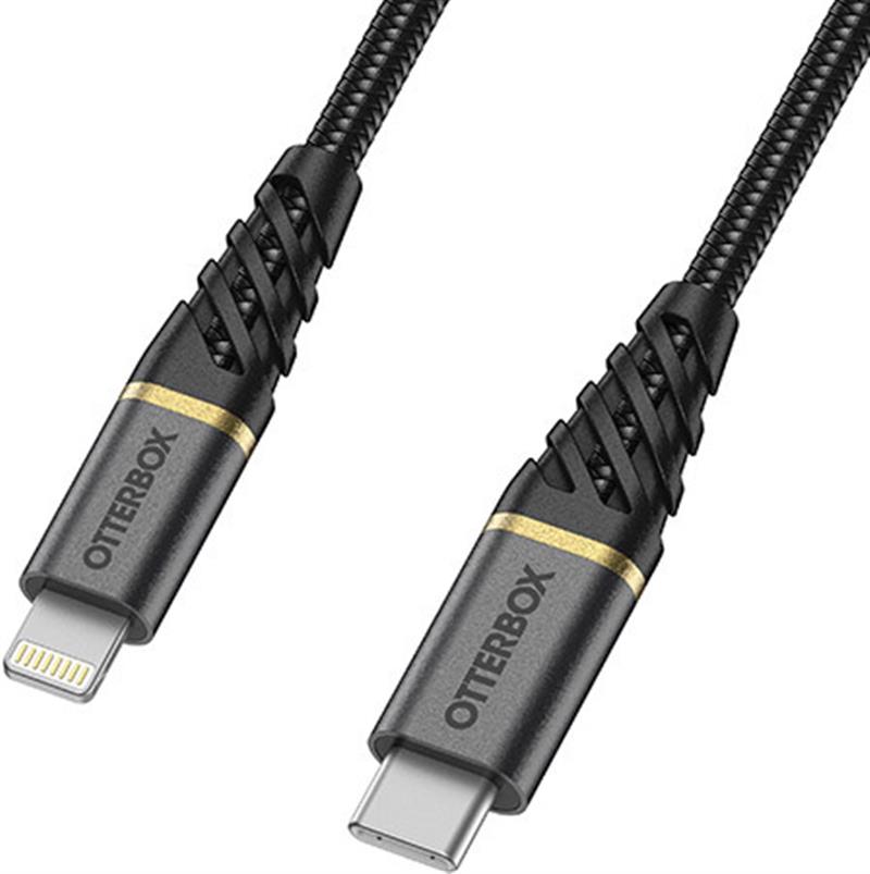 OtterBox Lightning to USB-C Premium Cable 1m Black