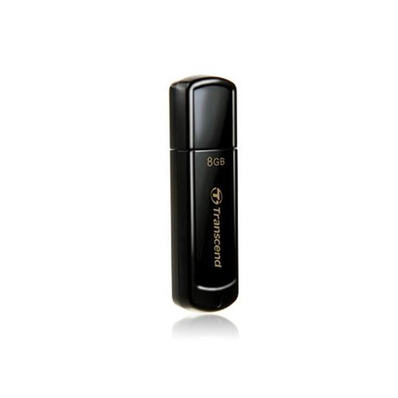 Transcend JetFlash 350 USB Flash Drive 8GB USB2 0 Black