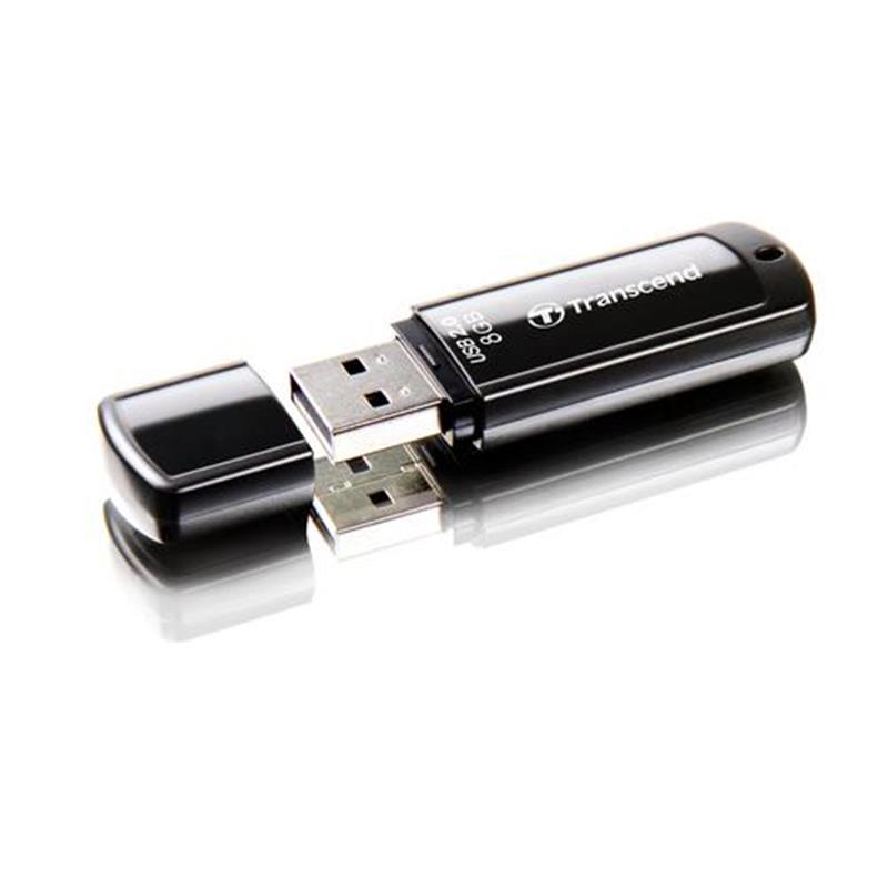 Transcend JetFlash elite JetFlash 350 USB flash drive 8 GB USB Type-A 2 0 Zwart