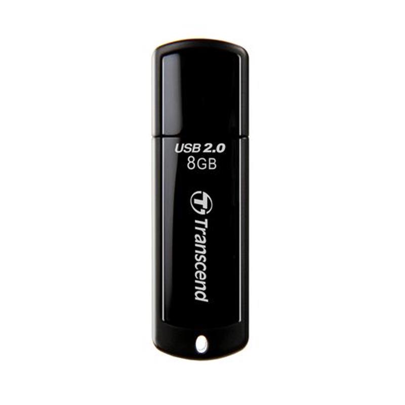 Transcend JetFlash 350 USB Flash Drive 8GB USB2 0 Black