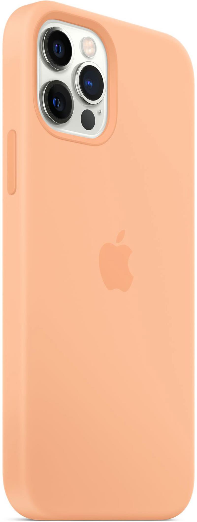 Apple iPhone 12 12 Pro Silicone Case with MagSafe Cantaloupe 
