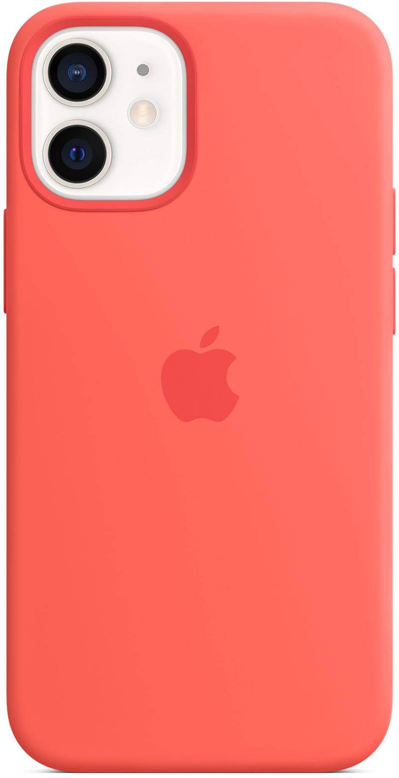 Apple iPhone 12 Mini Silicone Case with MagSafe Pink Citrus 