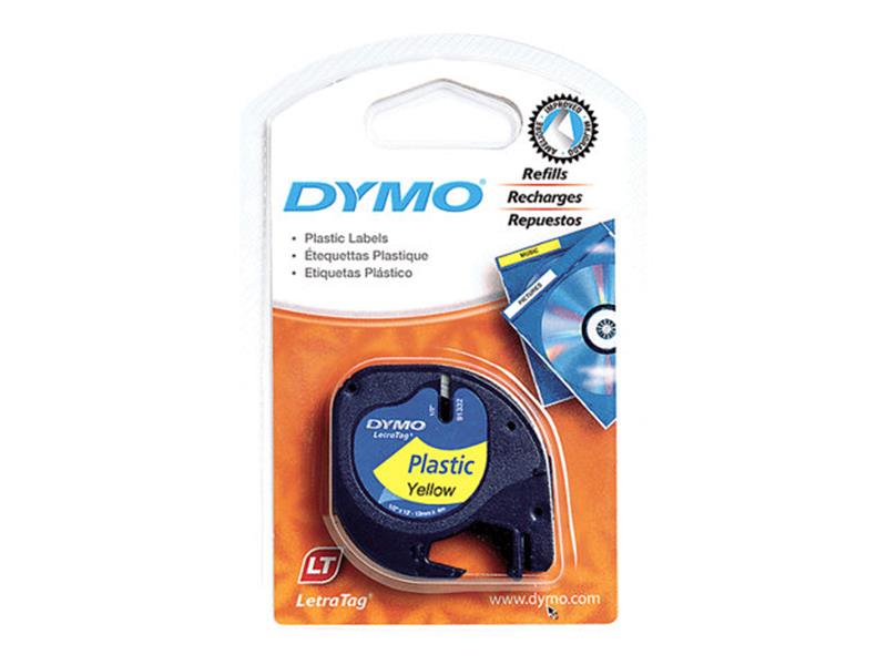 DYMO S0721620 labelprinter-tape Zwart op geel