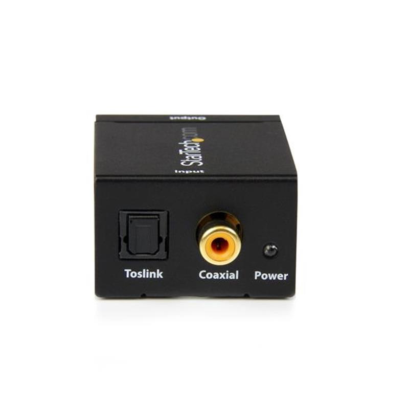 StarTech.com SPDIF digitale coaxiale of Toslink optisch-naar-stereo RCA audioconverter