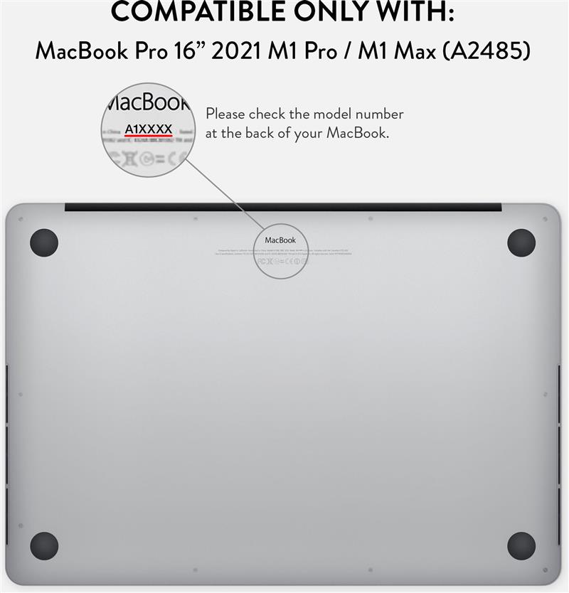 Burga Hard Case Apple Macbook Pro 16 inch 2021 Almond Latte