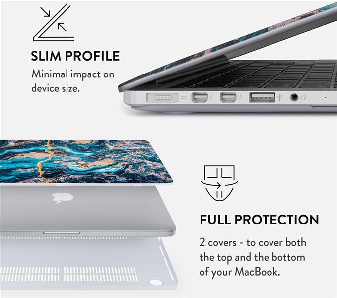 Burga Hard Case Apple Macbook Pro 14 inch 2021 - Satin White