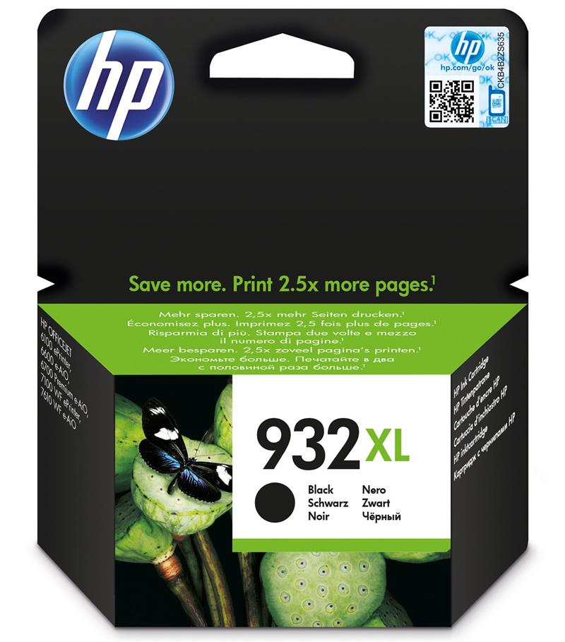 HP 932XL Origineel Zwart 1 stuk(s)